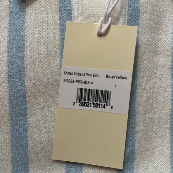 MNML striped polo shirt in size L - Picture 3 of 6